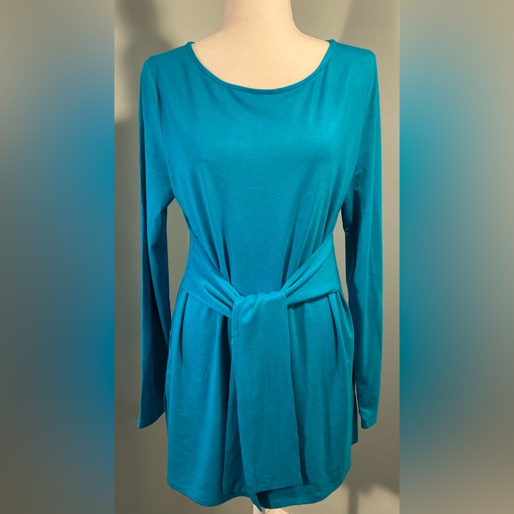 Charter Club Vibrant Blue Tunic Top